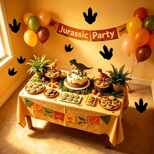 Vista 4 de 45 calcomanías de suelo de dinosaurio para fiestas, huellas de dinosaurio, calcomanías de huellas de dinosaurio, calcomanías de huellas