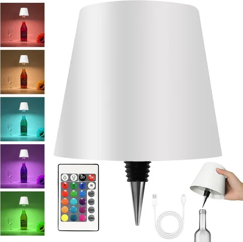 Vista 14 de 2025 Nueva Lámpara Inalámbrica para Botellas - Luces LED para Botellas de Licor y Vino, Pantalla Inalámbrica, Luz Superior para Botella de Whisky