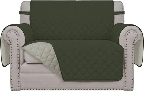 Vista 48 de Easy-Going - Funda reversible para sofá, resistente al agua, con varillas de espuma y correas elásticas, protector de muebles para mascotas y perros