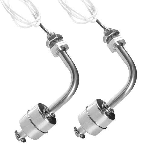 Vista 23 de Aopin Interruptor de sensor de nivel de agua de acero inoxidable, sensor de nivel de líquido, controlador de flotador de bola de plástico para bomba