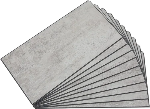 Vista 17 de Palisade Azulejos de vinilo entrelazados impermeables para pared/salpicadero para cocina o baño en mármol español (muestra de 4.5x11 pulgadas)