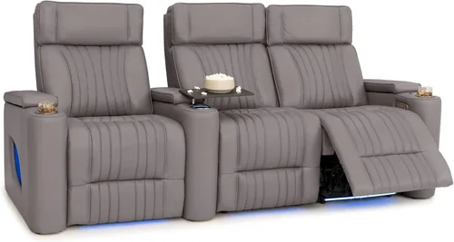 Vista 20 de Seatcraft Valore Asiento de cine en casa Tabaco Sillón Individual