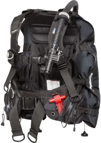 Vista 2 de Zeagle Stiletto BCD con el sistema de peso Ripcord Negro