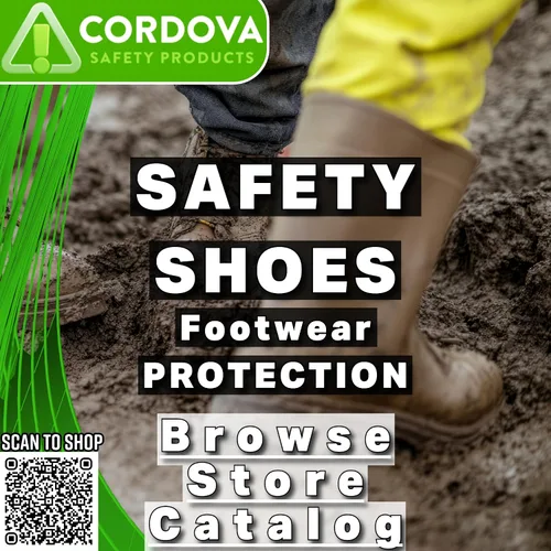 Vista 7 de Cordova LBC10L - Botas unisex de seguridad para adultos, de goma natural amarilla, estilo sobre calzado, grandes, grandes, grandes de EE. UU
