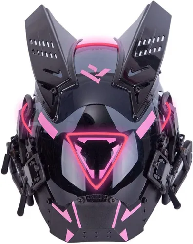 Vista 16 de Future Tech - Colección de máscaras brillantes para fiestas de disfraces