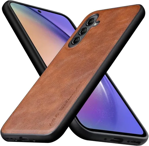 Vista 39 de X-level Funda para Samsung Galaxy A53 5G - Funda delgada de piel sintética de alta calidad para teléfono A53 5G, suave, a prueba de golpes, Marrón