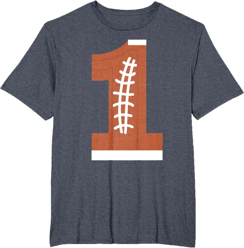 Vista 67 de 1st Birthday Football Ball Boys Camiseta de regalo de 1 año Negro