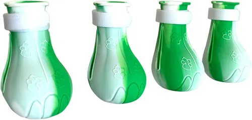 Vista 11 de Botas ajustables de silicona a prueba de arañazos para baño y aseo Rehabilitación de enfermería, botas de gato solo para gatos, ajustables