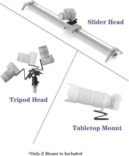 Vista 8 de Z Flex Tilt Trípode Cabeza – Ángulo Flexible Pan & Tilt Head/Universal Multiway Cámara Trípode Conexión a Monopod Slider Rail Estabilizador Gimbal