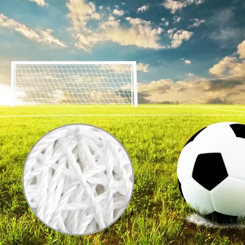 Vista 4 de Soccer Goal Net, Football Replacement Net Full Size Polyethylene Training Nets Soccer Net for 10x7ft 18x7ft 24x8ft Soccer Goals