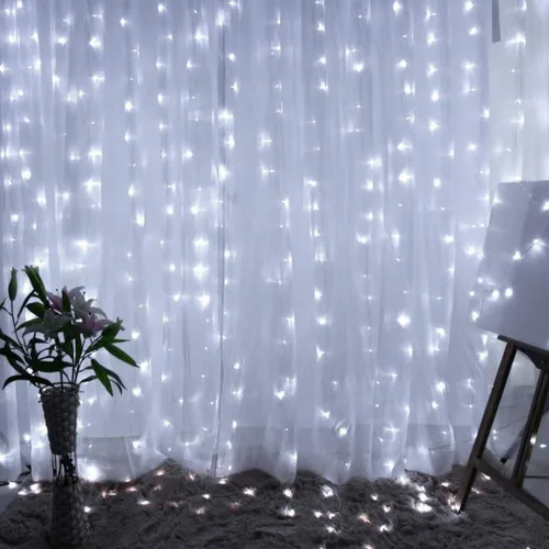 Vista 5 de Cortina de luces LED para ventana, Daylight