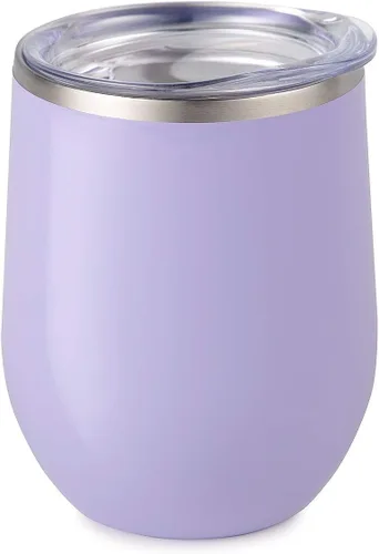 Vista 18 de Vaso de vino Maars Bev sin soporte de con paredes dobles aislantes al vacío de acero inoxidable de 12 onzas, Fucsia