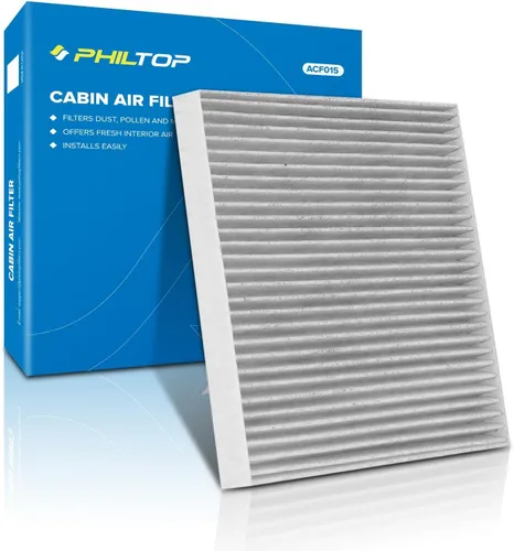 Vista 9 de PHILTOP Filtro de aire de cabina HEPA con carbón activado, compatible con Tesla modelo 3 2017-2025, modelo Y 2020-2025, filtro para arriba el olor a