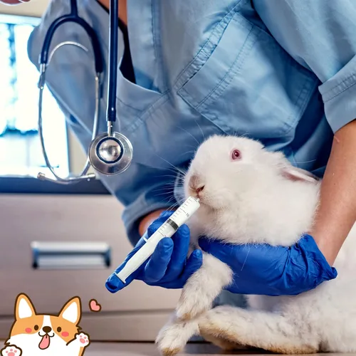 Vista 5 de Jutom Paquete de 9 tubos de alimentación para cachorros, incluye 3 paquetes de 8 tubos de alimentación de goma roja FR, 3 piezas de jeringas de 0.3