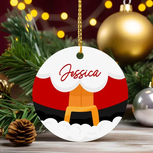 Vista 3 de Adorno de Navidad personalizado, adorno de Navidad personalizado para hijo/hija, recuerdos de vacaciones para padres y bebés