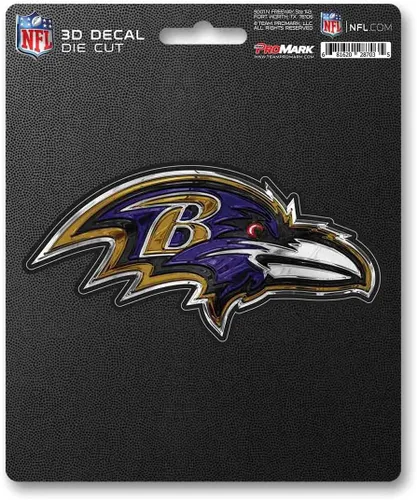 Vista 7 de FANMATS Calcomanía 3D de NFL Auto NFL