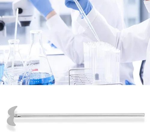 Vista 4 de Oumefar 1pc agitador eléctrico de arriba accesorios mezclador eje agitador varilla para la industria agricultura investigación científica y colegio