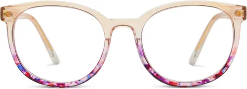 Vista 5 de Peepers by PeeperSpecs Women's That's a Wrap Oversized Round Blue Light Blocking Reading Glasses