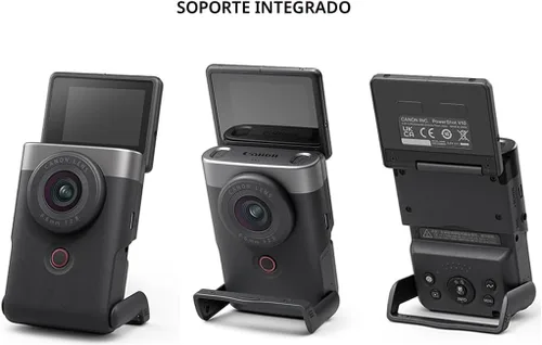 Vista 11 de Canon PowerShot V10 Cámara compacta para vlogging, sensor CMOS de 1 pulgada, transmisión de video 4K, lente de zoom de ángulo ancho integrado, LCD