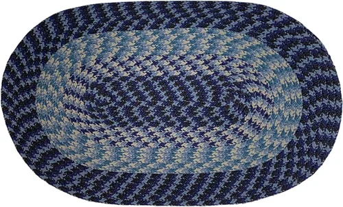 Vista 8 de La colección Better Trends Alpine Braid es una alfombra reversible para interiores duradera y resistente a las manchas 100% polipropileno