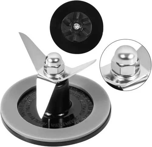 Vista 3 de Asamblea de corte de cuchillas de licuadora de acero inoxidable con junta, compatible con Cuisinart, SPB-456-2B CBT-500, SBH600, compatible