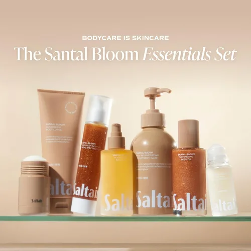 Vista 3 de Saltair Aceite corporal - Lujoso aceite Santal Bloom para después de la ducha y el baño para mujeres y hombres. Hidratante botánico, no graso, bien
