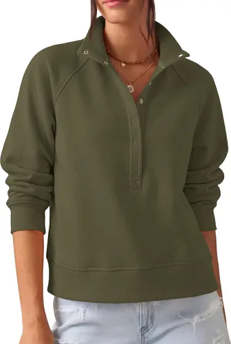 Vista 16 de PRETTYGARDEN Sudaderas de gran tamaño de moda para mujer Marrón