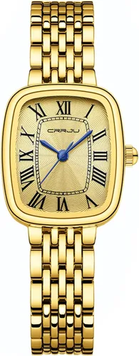 Vista 12 de CRRJU Relojes para mujer, reloj de pulsera analógico de cuarzo analógico a la moda, relojes elegantes simples para mujer