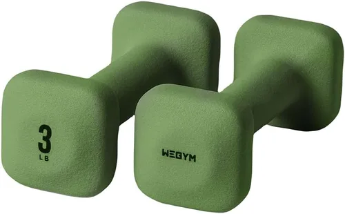 Vista 19 de WeGym Square Dumbbells for Home Gym, Hand Weights for Strength Training