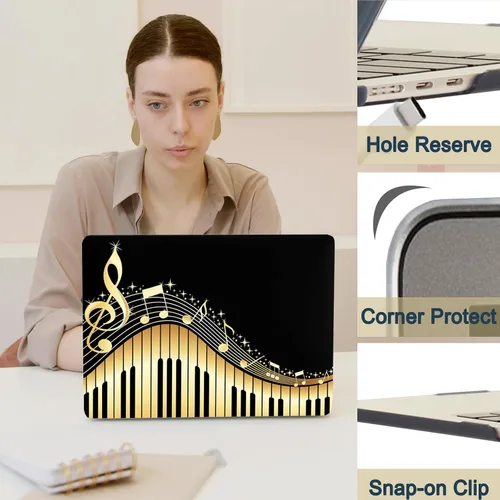 Vista 117 de Funda compatible con MacBook Air de 11 pulgadas 2015-2010 A1465 A1370, diseño impreso de plástico para laptop, carcasa protectora Air de 11.6