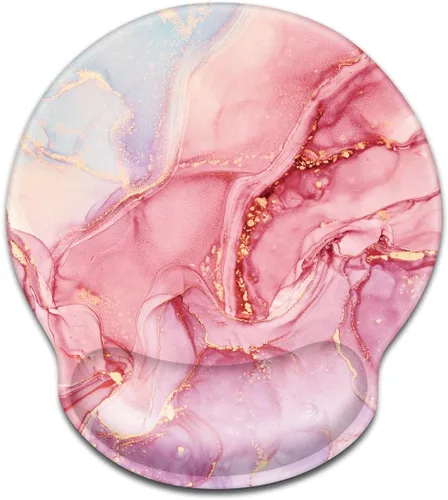 Vista 19 de Alfombrilla de mouse con soporte de muñeca, alfombrilla de mouse para hombre, base de goma antideslizante, alfombrilla de mouse para escritorio
