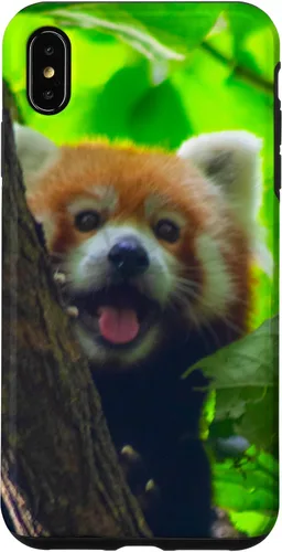 Vista 11 de Cute Funny Red Panda Smiling Tree Animal Nature Lover Gift Case for iPhone 17