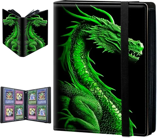 Vista 17 de Carpeta para tarjetas intercambiables, 4 bolsillos para tarjetas intercambiables, 160 bolsillos de doble cara, funda para tarjetas