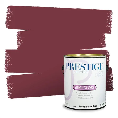 Vista 28 de Prestige Paints Pintura exterior e imprimación en uno, 1 galón, plano, coincidencia comparable de Valspar* Amber Rose*