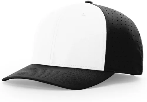 Vista 8 de Richardson 632 Laser Perf R-Flex Cap - OSFM - Venta Al Por Mayor Sombreros En Blanco Negro