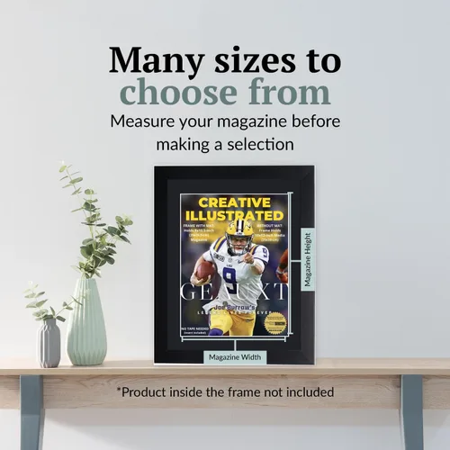Vista 2 de Creative Picture Frames - Marco de fotos para revistas Sports Illustrated, de 8 x 10.5 pulgadas, adecuado para ediciones de coleccionista