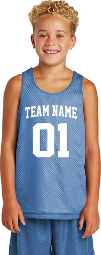 Vista 15 de Custom Basketball Jersey Youth Sizes Add Your Team, Name, & Number Unisex