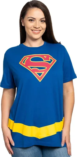 Vista 6 de DC Comics Camiseta de talla grande con logotipo gráfico estampado de disfraz