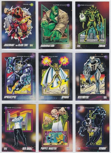 Vista 4 de 1992 Marvel Universe Series III Juego de 200 cartas NM/M Spider-Man, X-Men