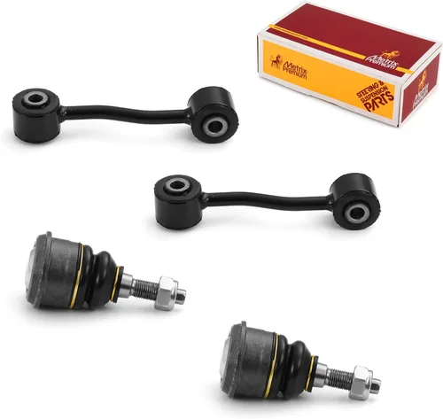 Vista 127 de Metrix Premium Chassis Parts - Juego de 4 piezas de articulación de rótula superior y barra estabilizadora delantera para Ford Ranger RWD 1998-2011