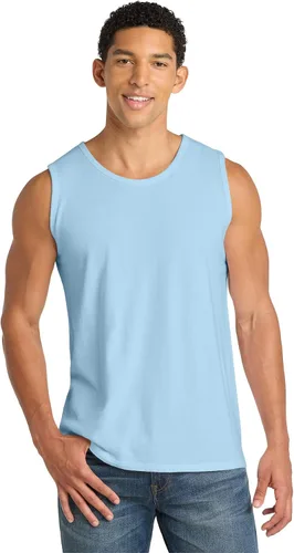 Vista 6 de Port & Co Playa Wash - Camiseta sin mangas teñida con prenda-PC099TT Amatista