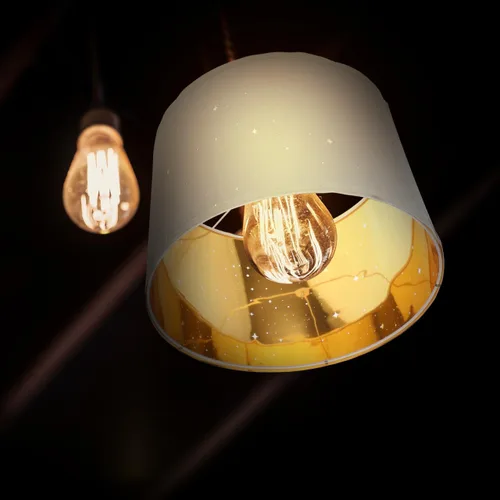 Vista 4 de BESTOYARD Pantalla de tambor de tela de 13 pulgadas para mesa, escritorio y lámparas colgantes, pantalla de luz extraíble con marco de hierro