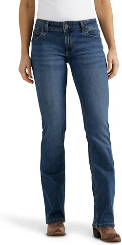 Vista 11 de Wrangler Women's Western Plus Size Mid Rise Stretch Boot Cut Jean Abby