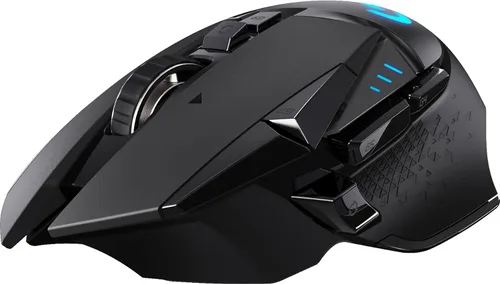 Vista 2 de Logitech G502 Lightspeed Mouse inalámbrico para juegos sensor Hero 25K 25600 DPI RGB 11 botones programables larga duración de la batería compatible