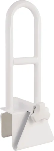 Vista 10 de Vaunn Medical - Riel de seguridad para bañera de altura ajustable, extensión extra de 17 a 20 pulgadas de alto, compatible con la ADA, mango