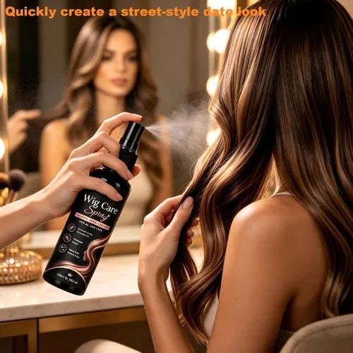 Vista 8 de Lightweight Wig Spray Multi-Purpose Wig Care Spray for Synthetic&Human Hair