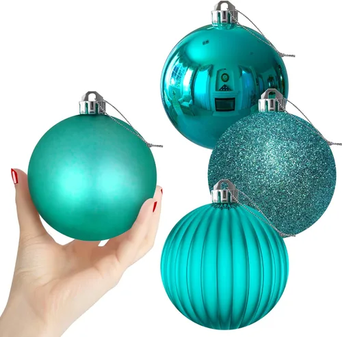 Vista 71 de Esferas pequeñas de bronce de 1.6 pulgadas para decoración del árbol de Navidad, adornos inastillables para cumpleaños, Halloween, vacaciones, boda