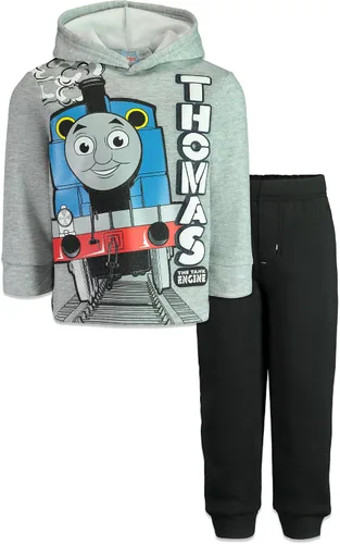 Vista 7 de Thomas y sus amigos Suéter con capucha y pantalones de Pullover para bebés hasta niños grandes Azul/gris