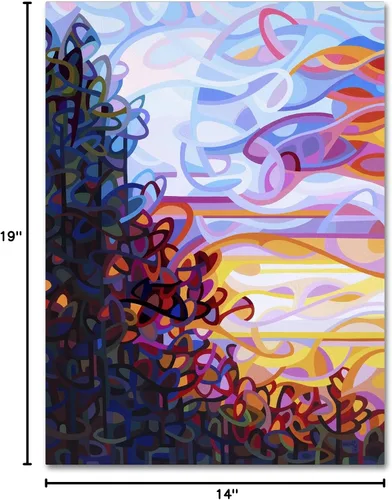 Vista 10 de Trademark Fine Art Crescendo por Mandy Budan - Colgante de pared, 14 x 19 pulgadas