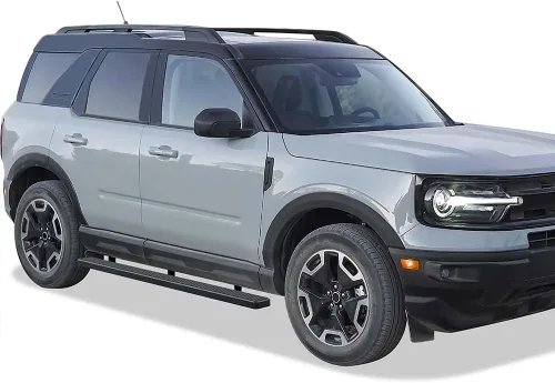 Vista 6 de APS Estribos negros prémium de 5 pulgadas compatibles con Ford Bronco Sport SUV de 4 puertas 21-25